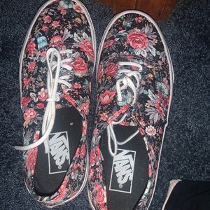 Floral vans